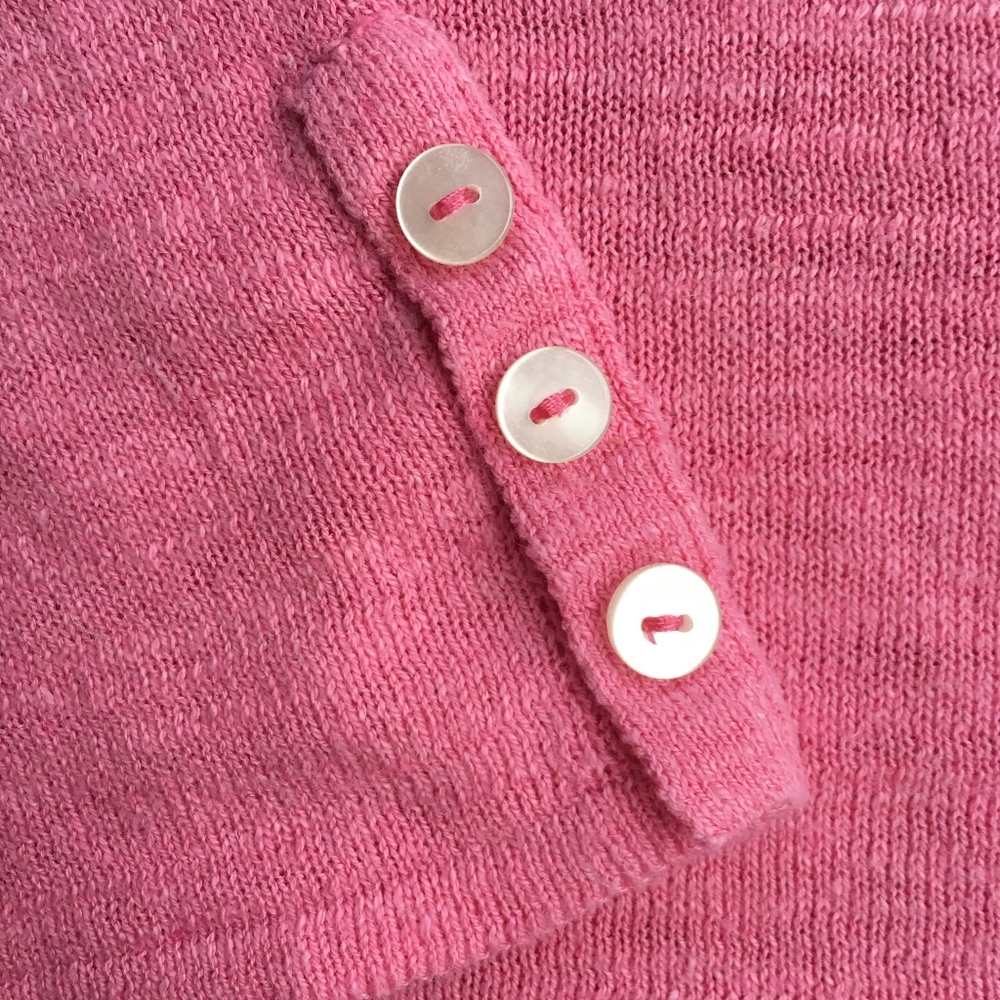 J. Jill Lightweight 3/4 sleeve pink top | XS - Picture 3 of 4